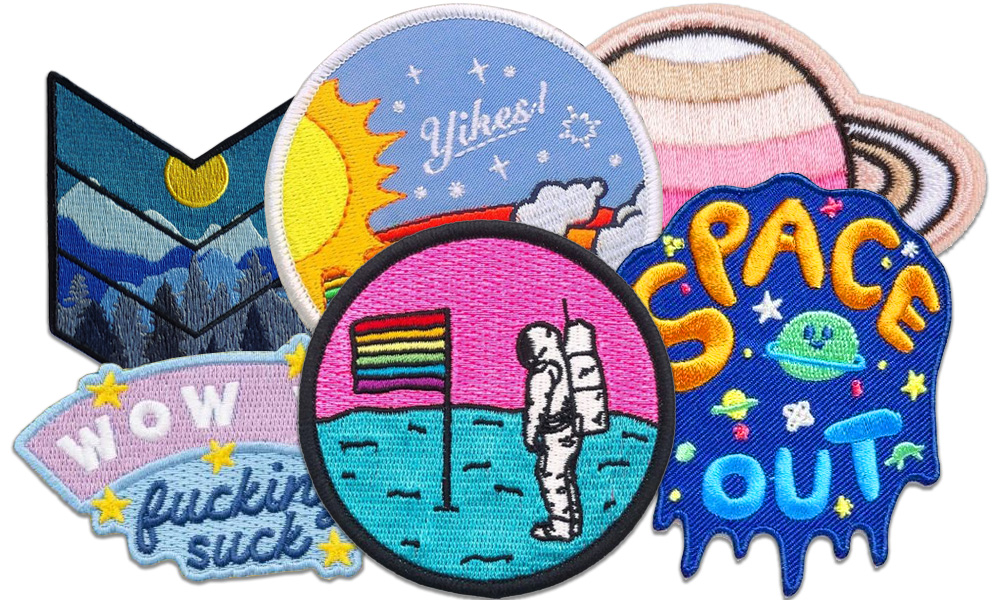 Custom patches embroidered patches no minimum order top quality