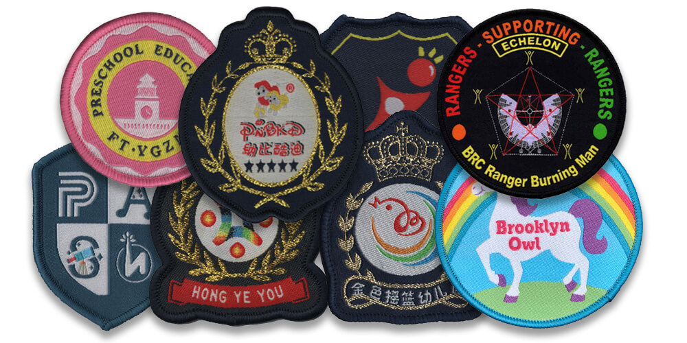 Custom Woven Patches & Labels No Minimum Order Top Quality