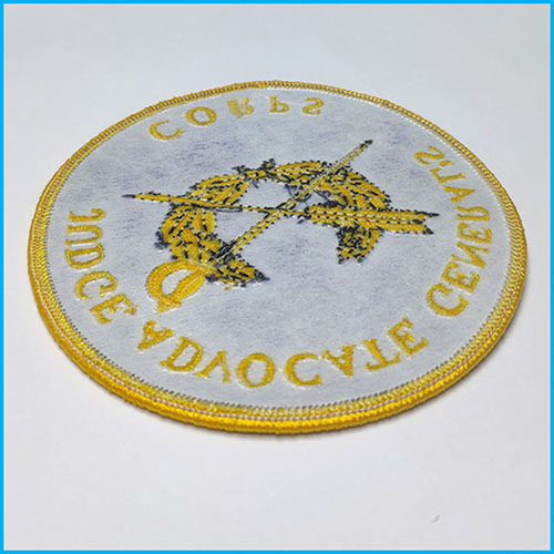 Iron on backing