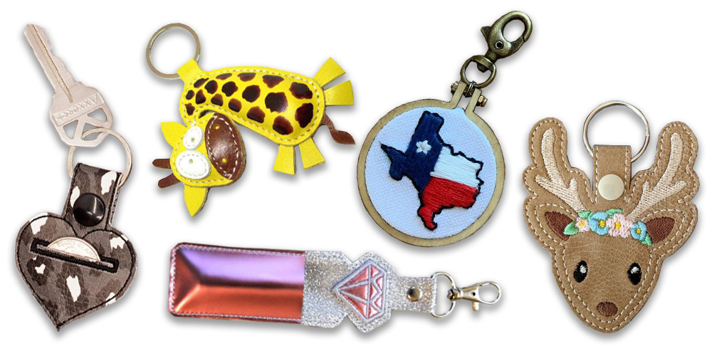 Embroidered Keychains