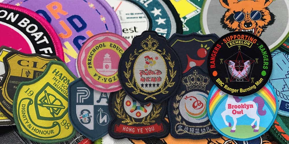 Custom Woven Patches & Labels No Minimum Order Top Quality